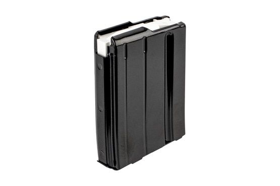 The E-Lander 6.5 Grendel 4 round magazine features a white anti-tilt follower